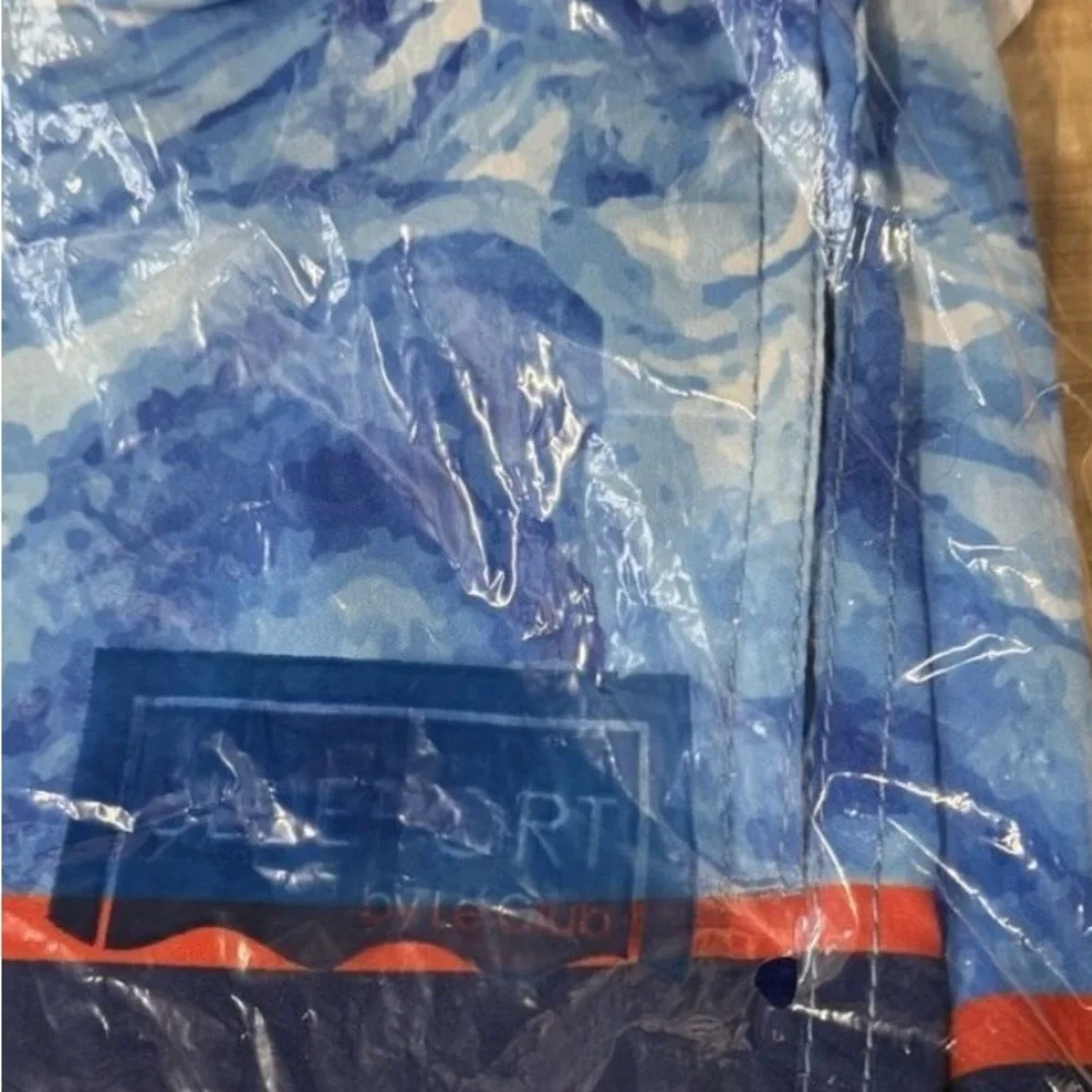 Blueport Le Club Men’s Medium Blue Swim Shorts NWT